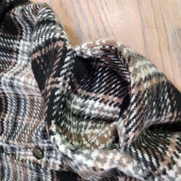 C + D + M  Boutuque Plaid Shirt Jacket Cardigan Women's Size Small NWT - Picture 8 of 14